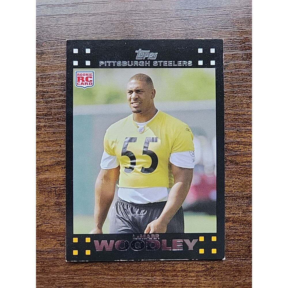 LaMarr Woodley 2007 Topps #358 - Rookie - Pittsburgh Steelers - NFL